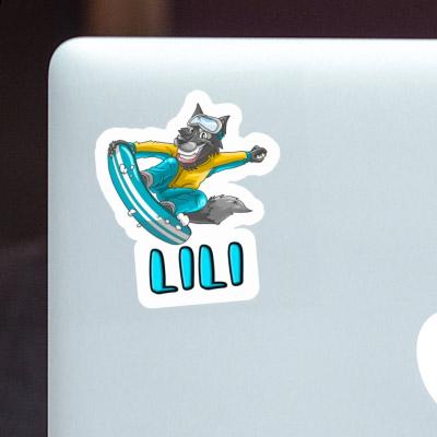 Lili Sticker Snowboarder Gift package Image