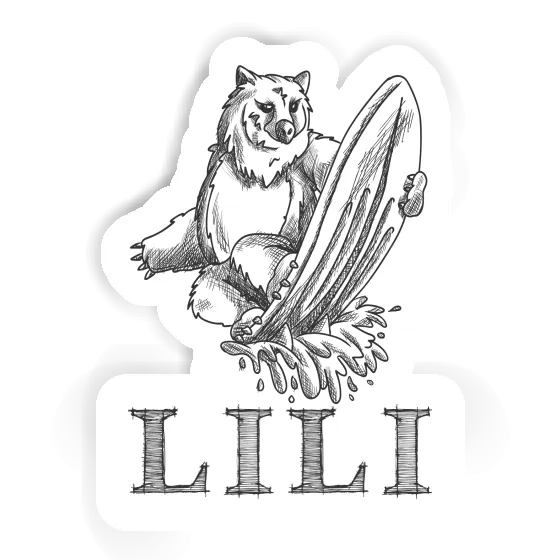 Sticker Lili Surfer Gift package Image