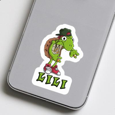 Lili Sticker Hip Hop Turtle Notebook Image