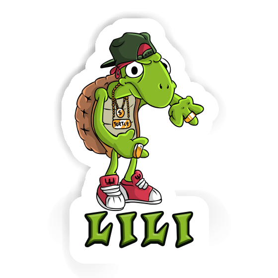 Lili Sticker Hip Hop Turtle Image