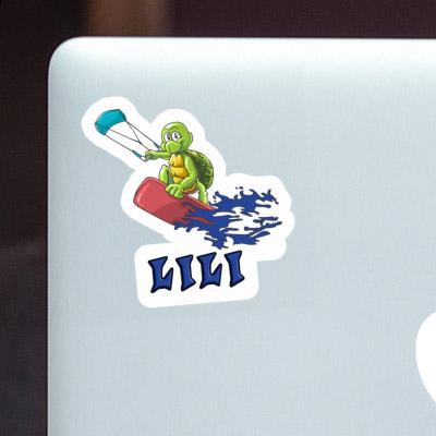 Lili Sticker Kitesurfer Laptop Image