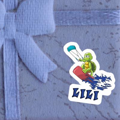 Lili Sticker Kitesurfer Notebook Image