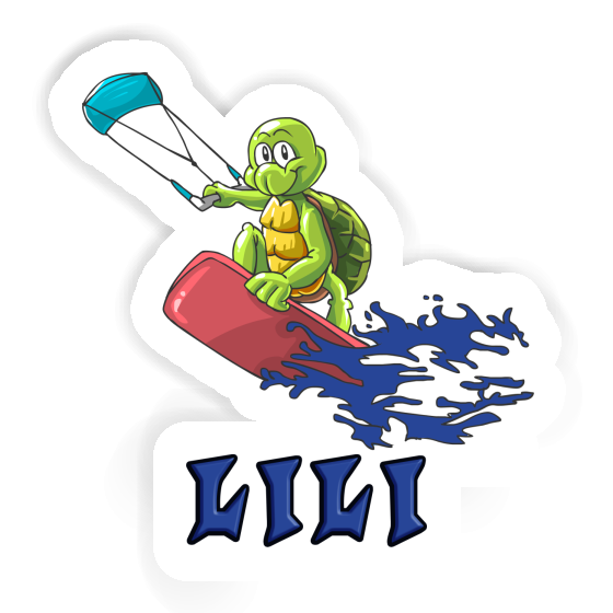 Lili Sticker Kitesurfer Image