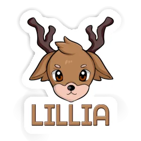 Lillia Sticker Deer Image