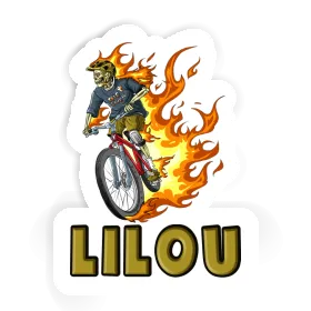 Freeride Biker Sticker Lilou Image