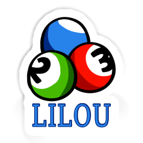 Sticker Lilou Billiard Ball Image