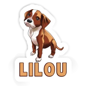 Sticker Boxer Dog Lilou Image