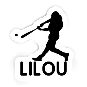 Sticker Baseball Player Lilou Image
