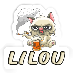 Aufkleber Bad Cat Lilou Image
