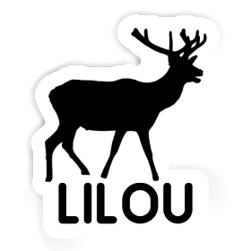 Hirsch Aufkleber Lilou Image