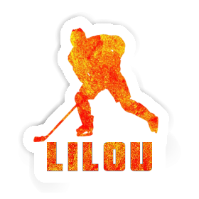 Sticker Lilou Hockey Player Image