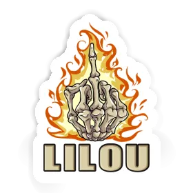 Mittelfinger Sticker Lilou Image