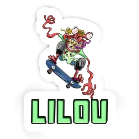 Sticker Lilou Skateboarder Image