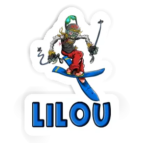 Sticker Skifahrer Lilou Image