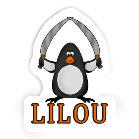 Pingouin de combat Autocollant Lilou Image