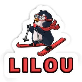 Sticker Skier Lilou Image