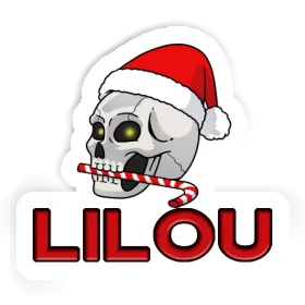 Lilou Aufkleber Totenkopf Image