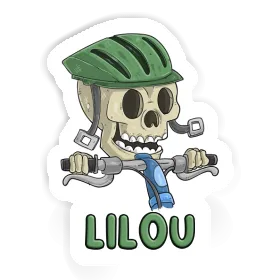 Sticker Mountainbiker Lilou Image