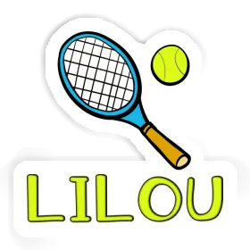 Sticker Tennis Racket Lilou Image