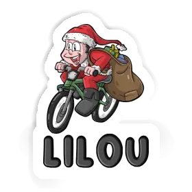 Bicycle Rider Sticker Lilou Image