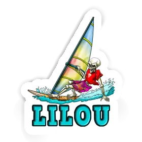 Aufkleber Lilou Surfer Image