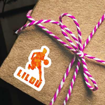 Basketball Player Sticker Lilou Notebook Basketball Player Sticker Lilou Notebook Image