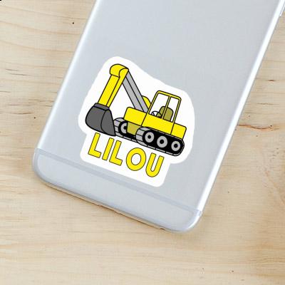 Lilou Sticker Excavator Notebook Lilou Sticker Excavator Gift package Image