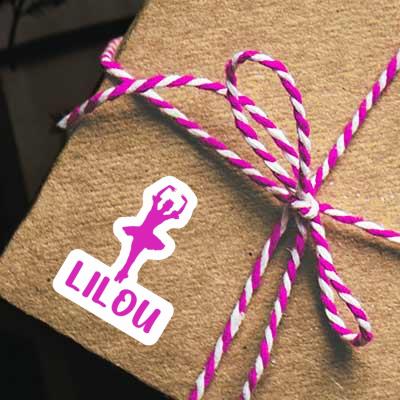 Ballerina Sticker Lilou Laptop Ballerina Sticker Lilou Laptop Image
