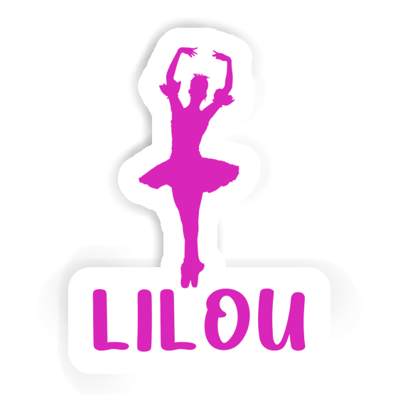 Ballerina Sticker Lilou Laptop Ballerina Sticker Lilou Laptop Image