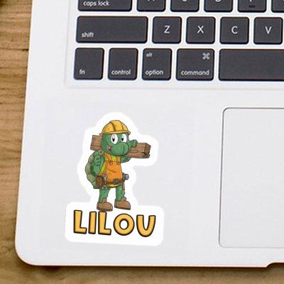 Autocollant Ouvrier du bâtiment Lilou Gift package Image