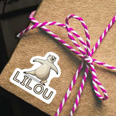 Lilou Aufkleber Yoga-Bär Notebook Lilou Aufkleber Yoga-Bär Gift package Image
