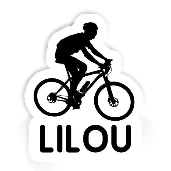 Lilou Sticker Biker Laptop Lilou Sticker Biker Laptop Image