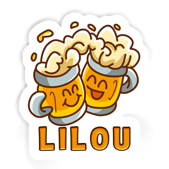 Autocollant Lilou Bière Notebook Autocollant Lilou Bière Gift package Image