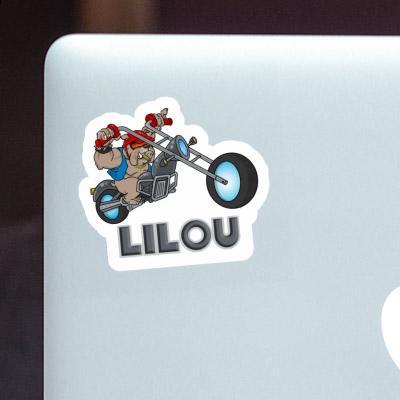 Sticker Lilou Biker Notebook Sticker Lilou Biker Gift package Image
