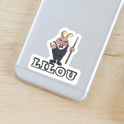 Joueur de billard Autocollant Lilou Notebook Joueur de billard Autocollant Lilou Gift package Image