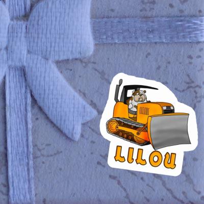 Lilou Autocollant Bulldozer Notebook Lilou Autocollant Bulldozer Gift package Image