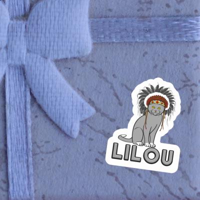 Lilou Aufkleber Indianer-Katze Gift package Image
