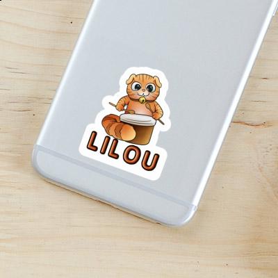 Autocollant Chat-tambour Lilou Notebook Autocollant Chat-tambour Lilou Notebook Image