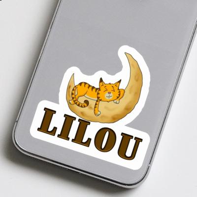 Sticker Sleeping Cat Lilou Notebook Sticker Sleeping Cat Lilou Gift package Image