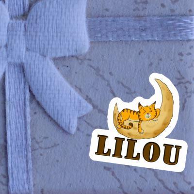 Sticker Sleeping Cat Lilou Notebook Sticker Sleeping Cat Lilou Gift package Image
