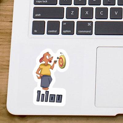 Dartspieler Sticker Lilou Gift package Image