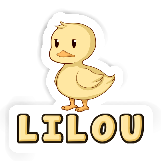 Sticker Ente Lilou Notebook Sticker Ente Lilou Gift package Image