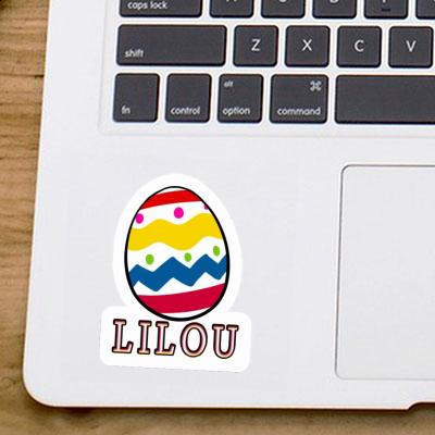 Lilou Autocollant Oeuf de Pâques Gift package Image