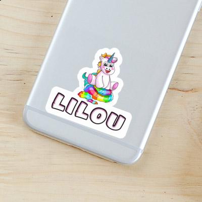 Autocollant Bébé licorne Lilou Notebook Autocollant Bébé licorne Lilou Gift package Image