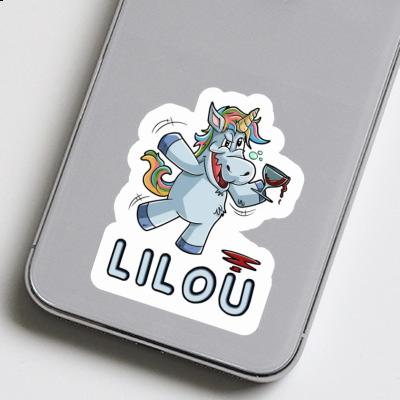Autocollant Lilou Licorne Notebook Image