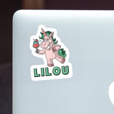 Licorne festive Autocollant Lilou Laptop Licorne festive Autocollant Lilou Laptop Image