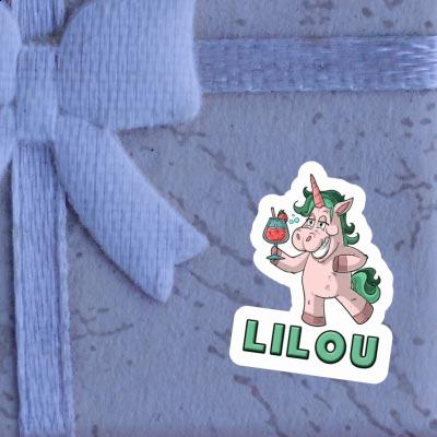 Licorne festive Autocollant Lilou Notebook Licorne festive Autocollant Lilou Gift package Image