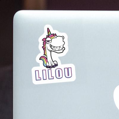 Autocollant Licorne grinçante Lilou Laptop Autocollant Licorne grinçante Lilou Laptop Image