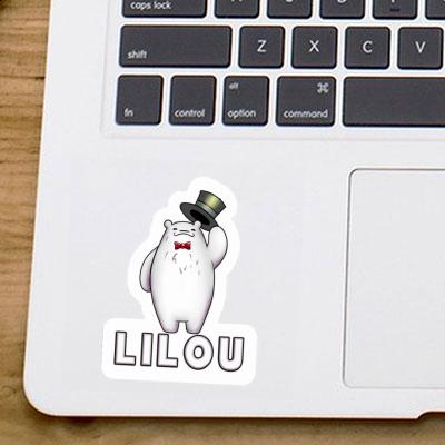 Lilou Autocollant Ours polaire Laptop Lilou Autocollant Ours polaire Laptop Image
