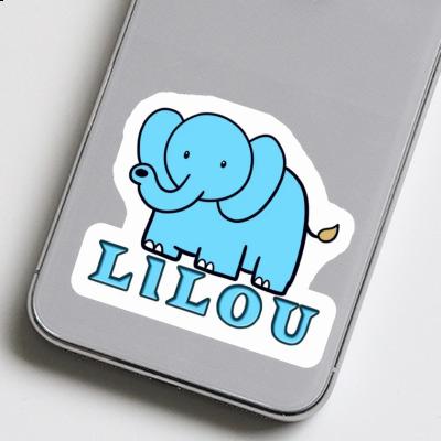 Sticker Elephant Lilou Notebook Sticker Elephant Lilou Gift package Image